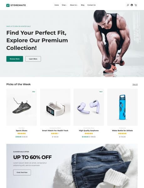 Ecommerce Website Templates 24