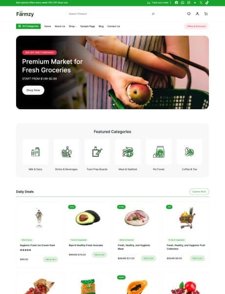 Ecommerce Website Templates 49