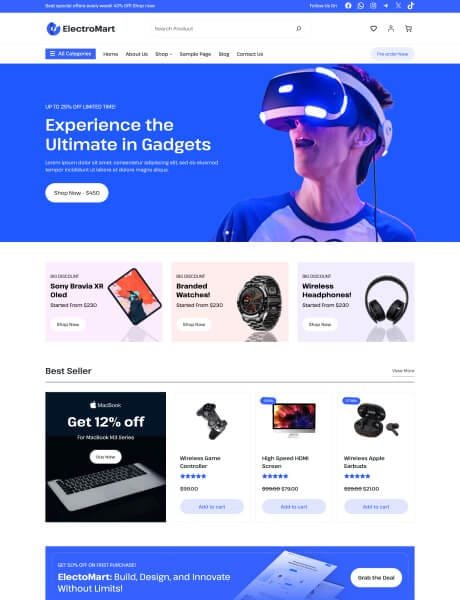 Ecommerce Website Templates 51