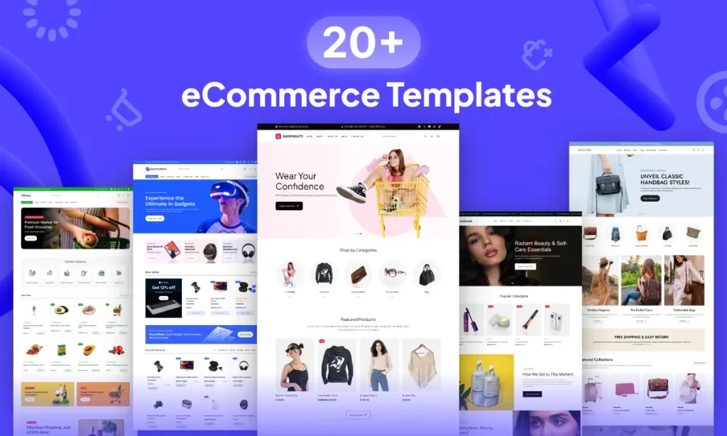 Ecommerce Website Templates 1 20+ eCommerce Website Templates