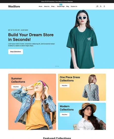 Ecommerce Website Templates 2
