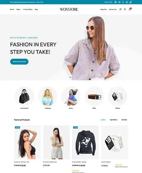 Ecommerce Website Templates 5