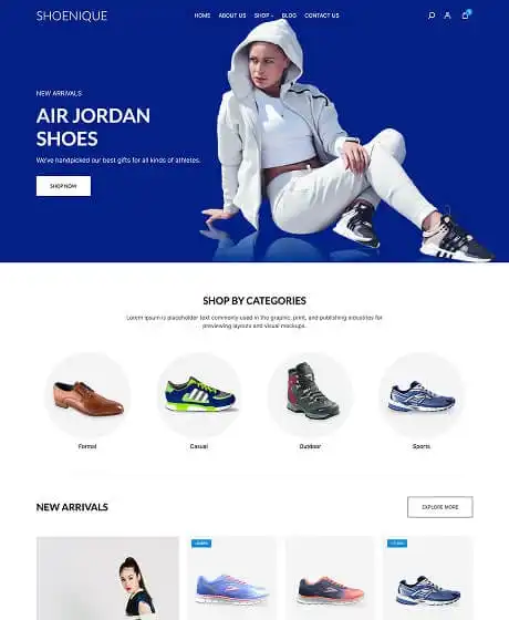 Ecommerce Website Templates 9