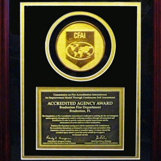 CFAI Accreditation Plaque - Large