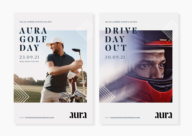 aura invitation designs