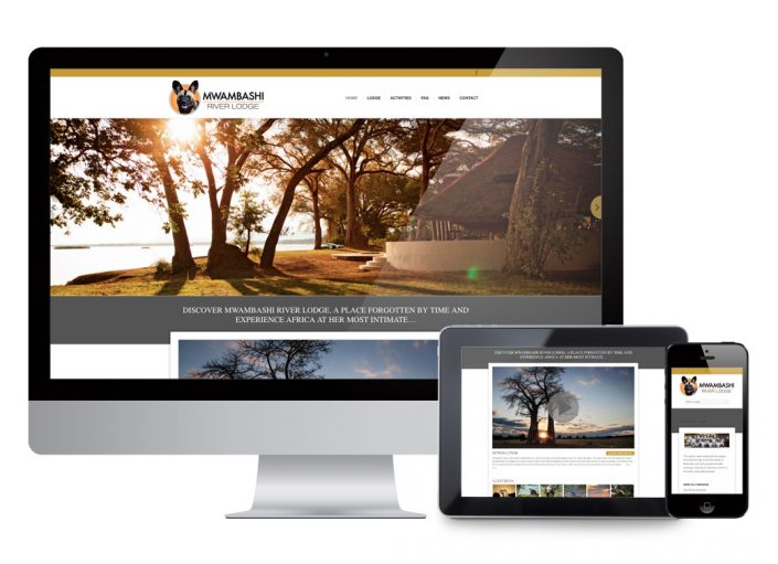 mwambashi river lodge website design
