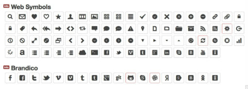 fontelloダウンロード手順
