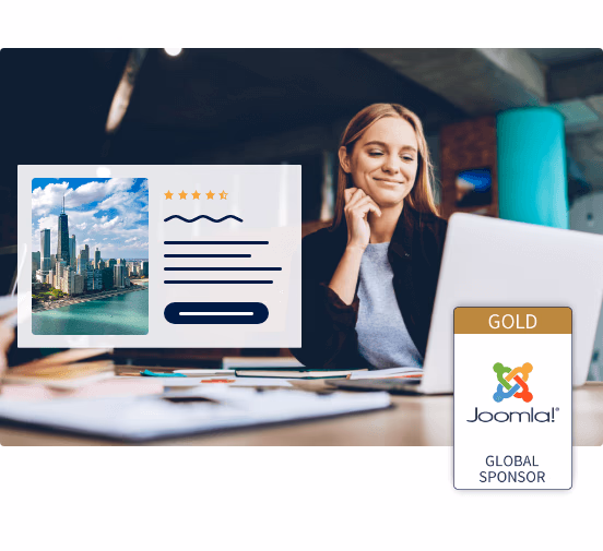 Gold sponsorship with Joomla Modul