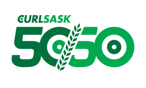 Curlsask 50-50 logo