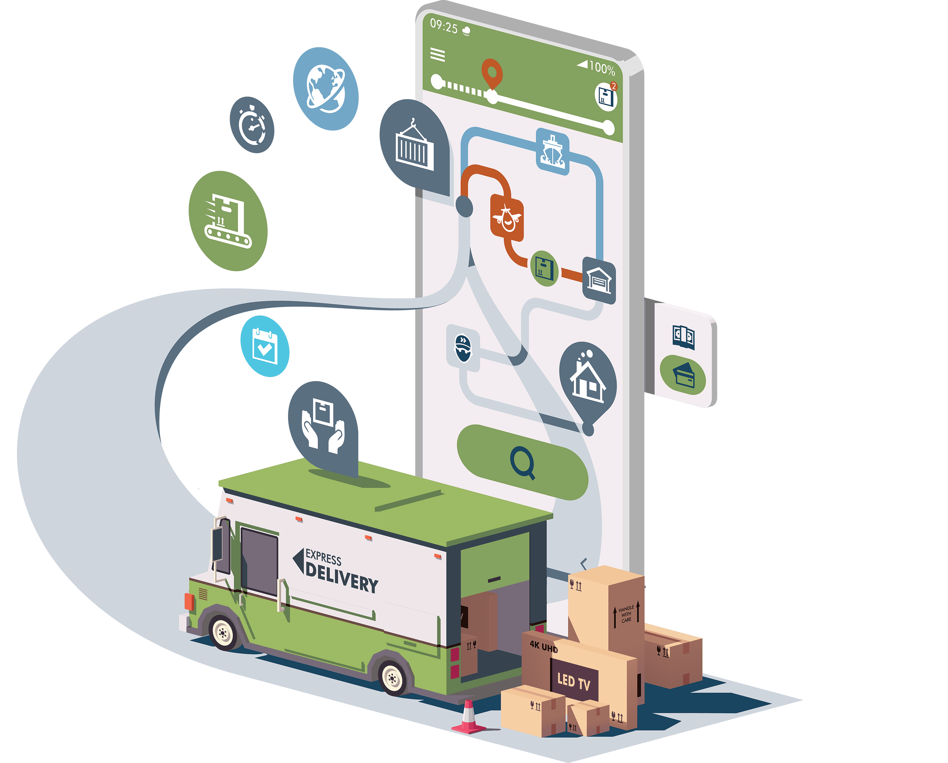 parcel delivery app