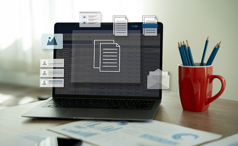 File size and formatting issues pdf file management on laptop workspace