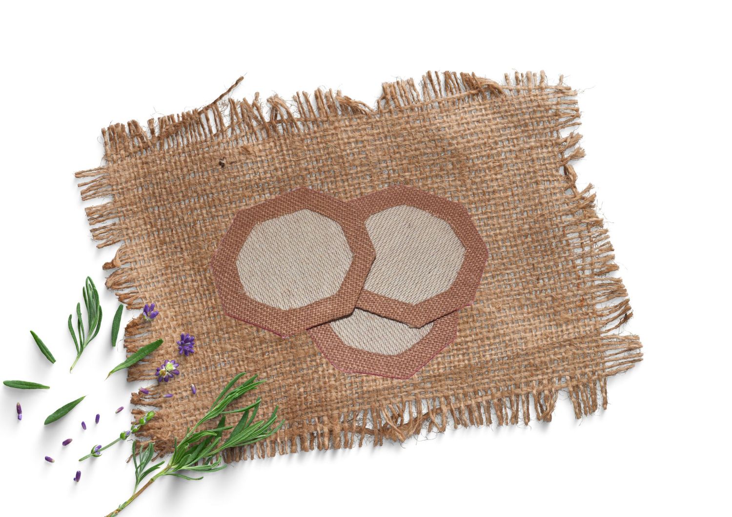 Jute Hexagon Tea Coaster Jute Hexagon Tea Coaster