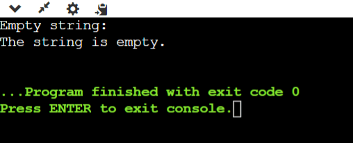 Difference between null strings and empty strings in C++