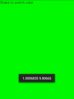 android sensor example output