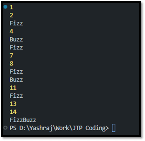 FizzBuzz in JavaScript