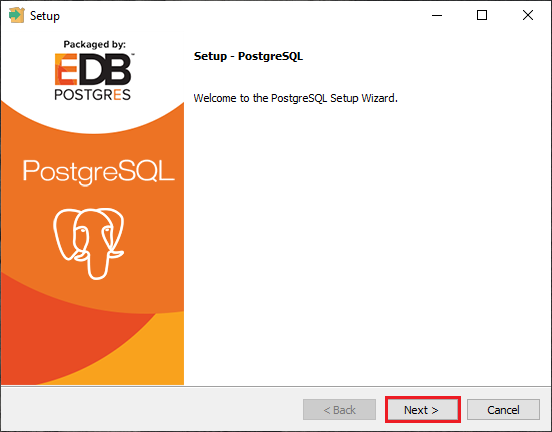 installing postgreSQL on windows