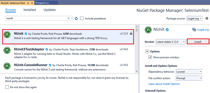 Selenium with C# Tutorial