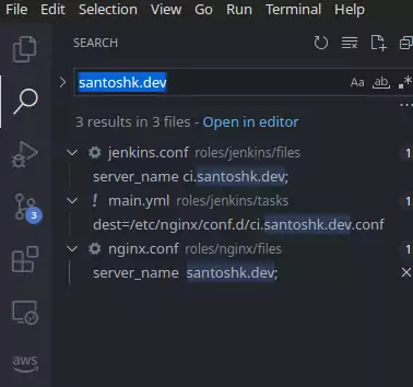 Hardcoded root domain