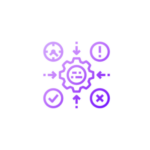 Icon signifying "Context Driven "