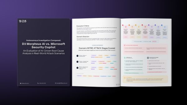 Autonomous Investigation Compared: D3 Morpheus AI vs. Microsoft Security Copilot