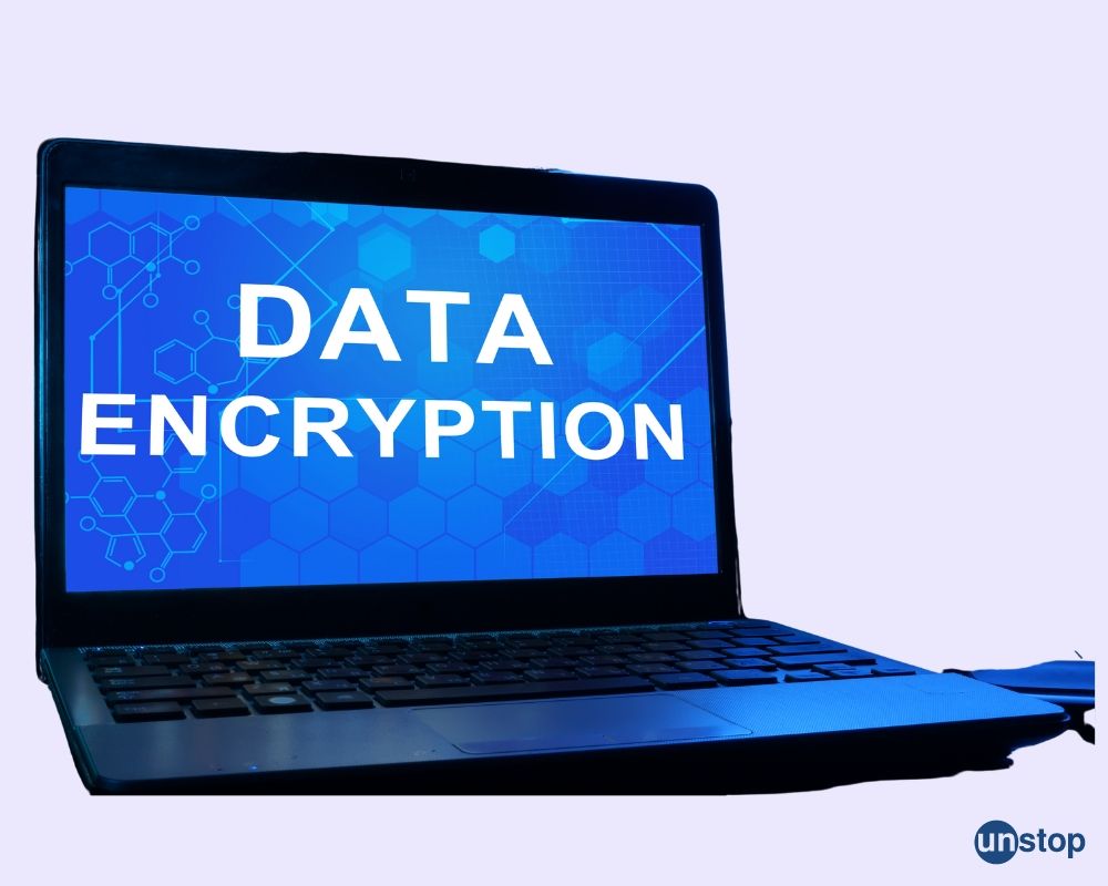 Data encryption infographic