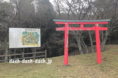 岩戸神社(奥の院)入口鳥居