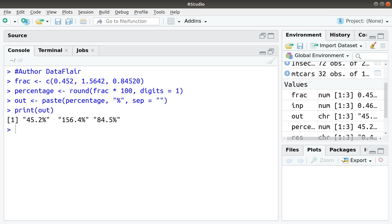 pastepercent.R input - R Functions
