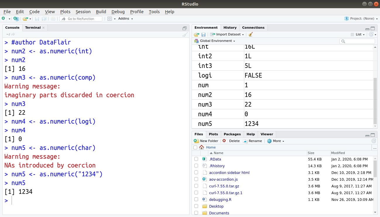 R data types convert to numeric