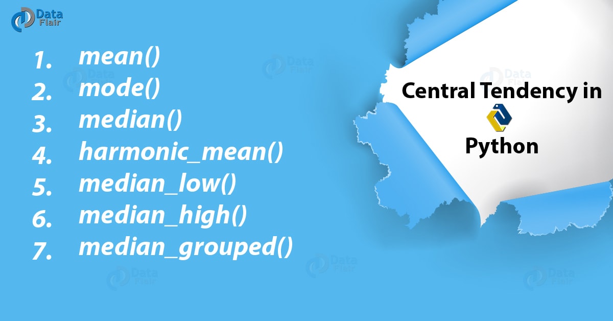 Python Descriptive Statistics - Central Tendency