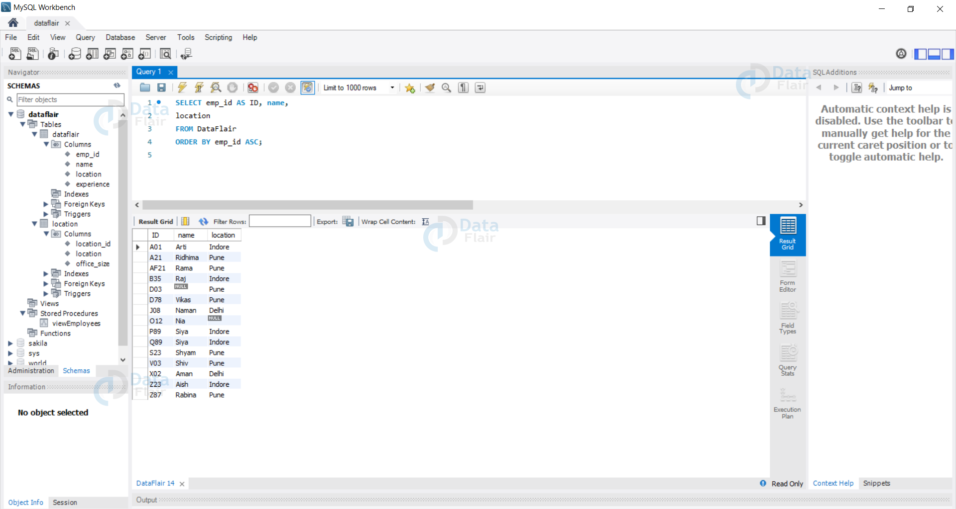 Order By Clause in SQL