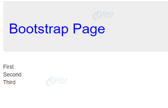 html bootstrap