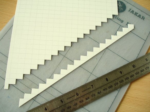 making an open flight of steps