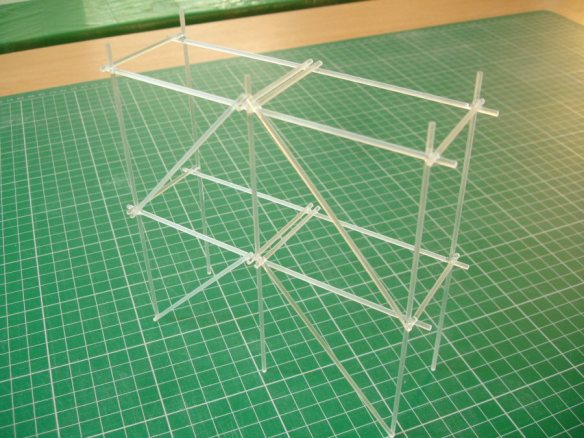 scaffolding before painting