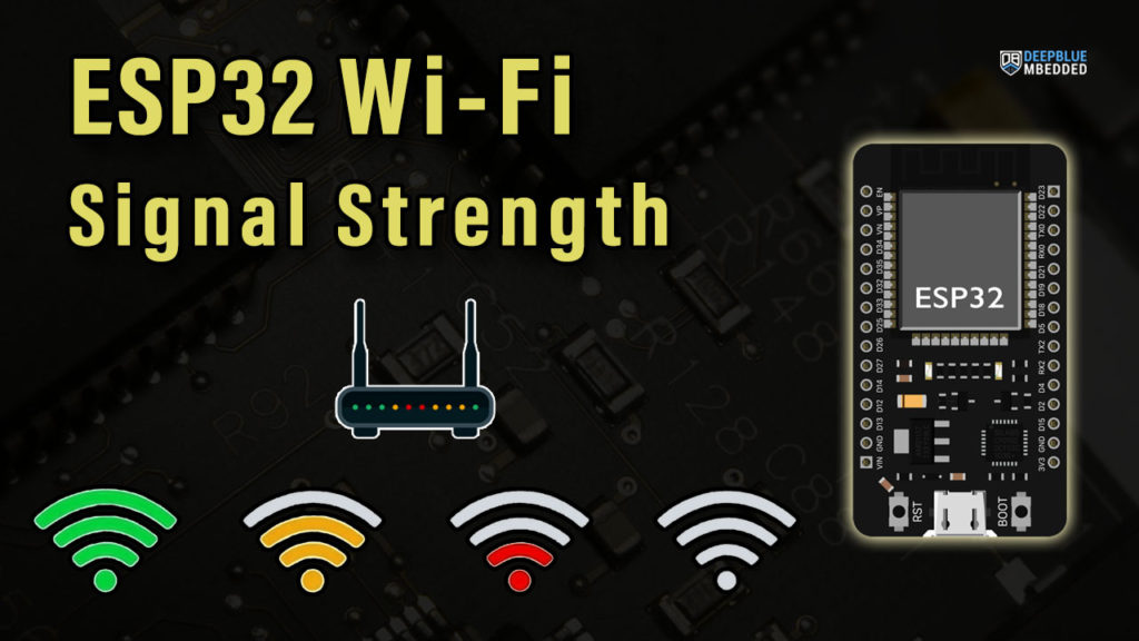 ESP32 WiFi Signal Strength With Arduino IDE