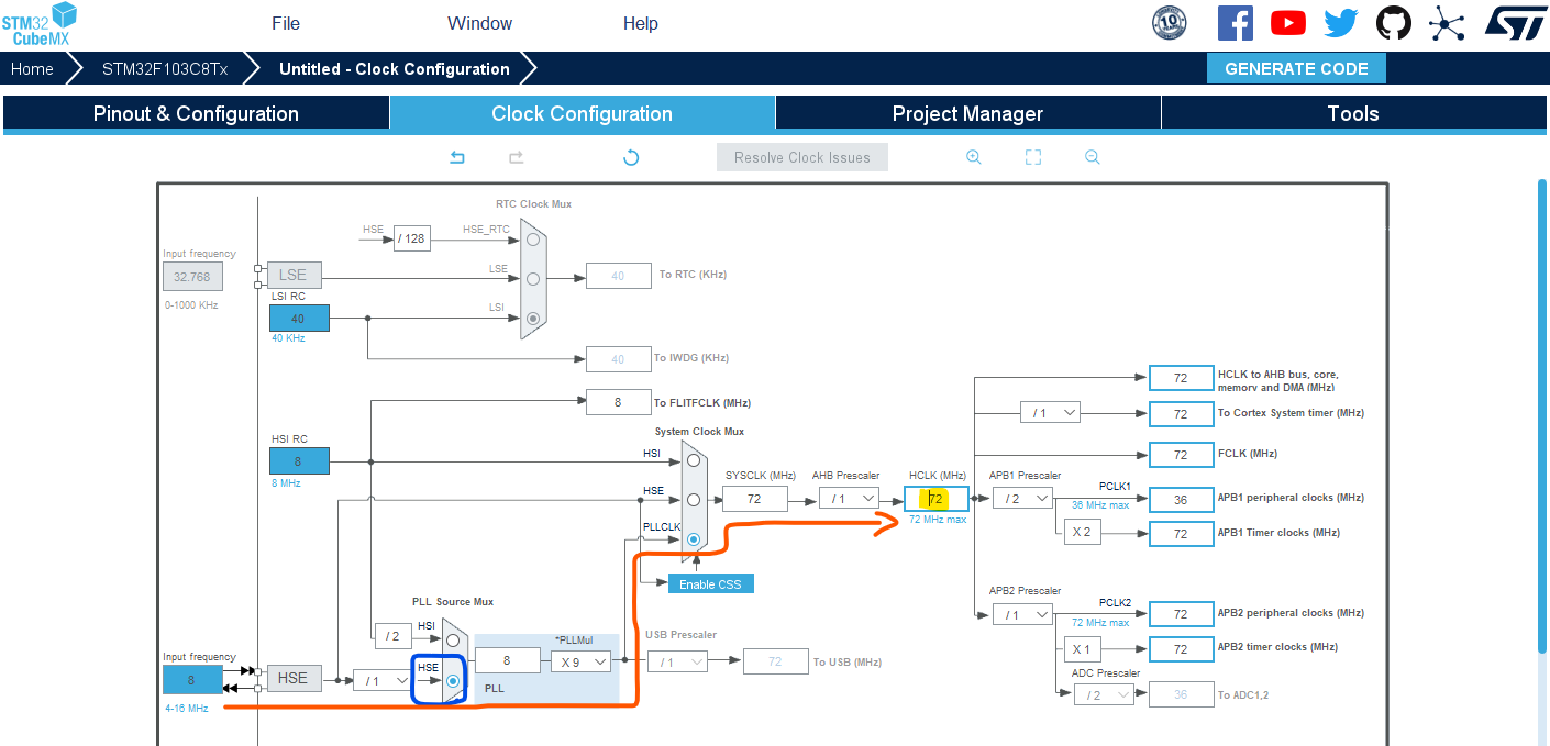 STM32-Blue-Pill-Proteus-Library-Simulation-Clock-Configuration STM32-Blue-Pill-Proteus-Library-Simulation-Clock-Configuration