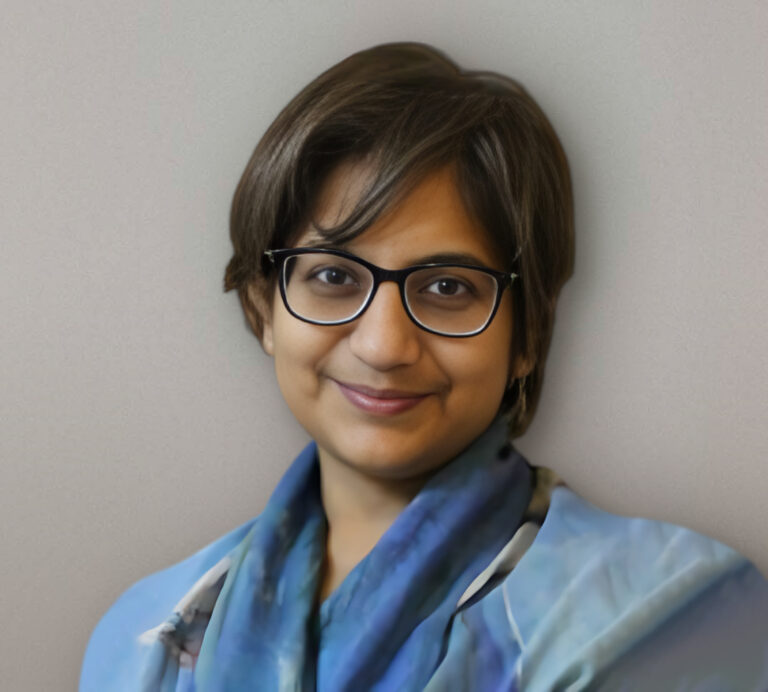 Portrait of Sanskriti Menon, Senior Programme Director at the Centre for Environment Education in India.