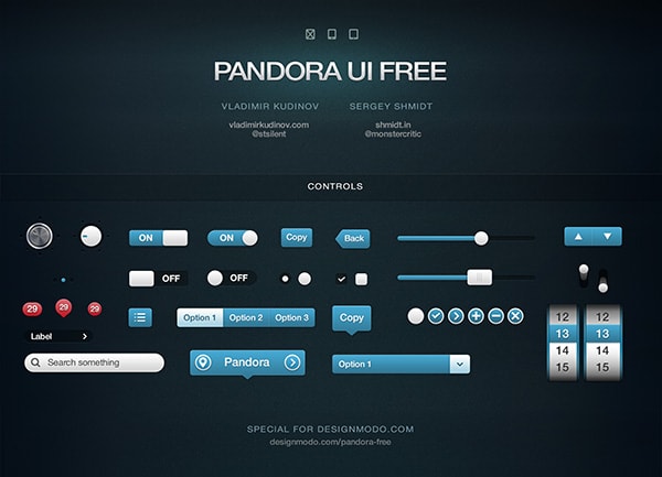 Pandora UI Free for iOS Pandora UI Free for iOS