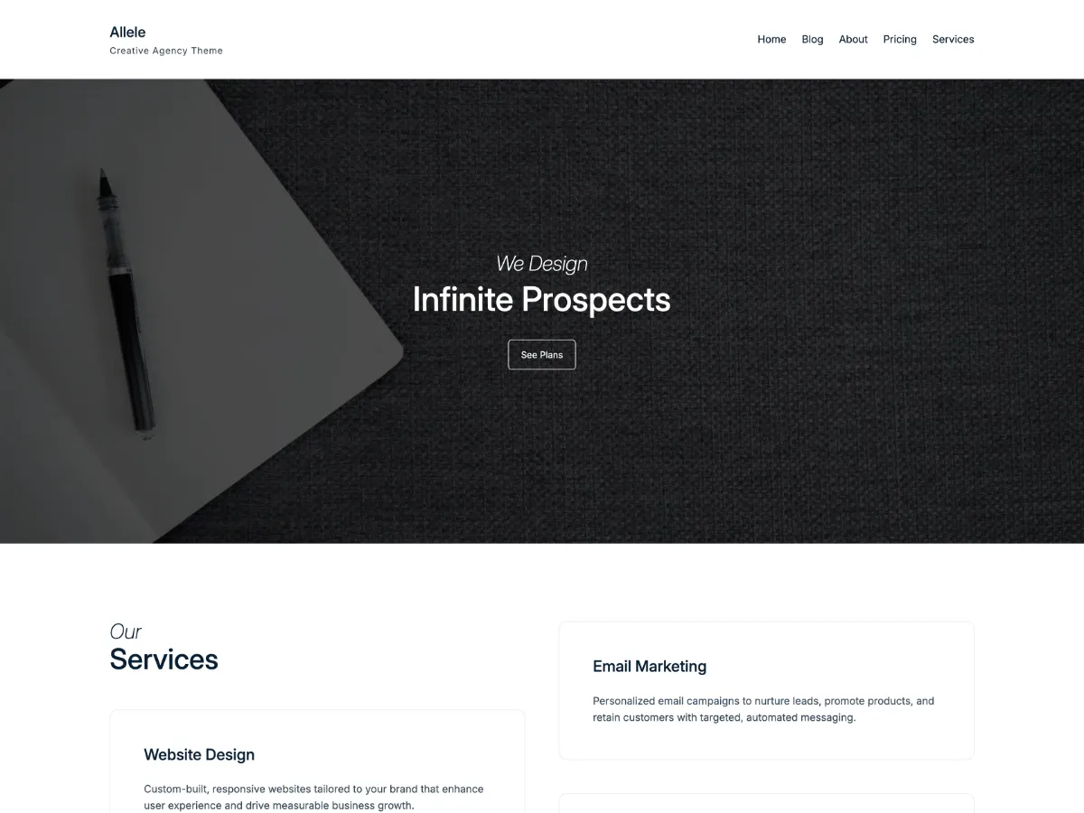 Allele – Free Creative Digital Agency Theme