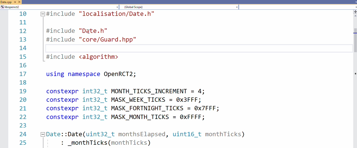 You can now press F12 on a #include directive to go to that file in Visual Studio.