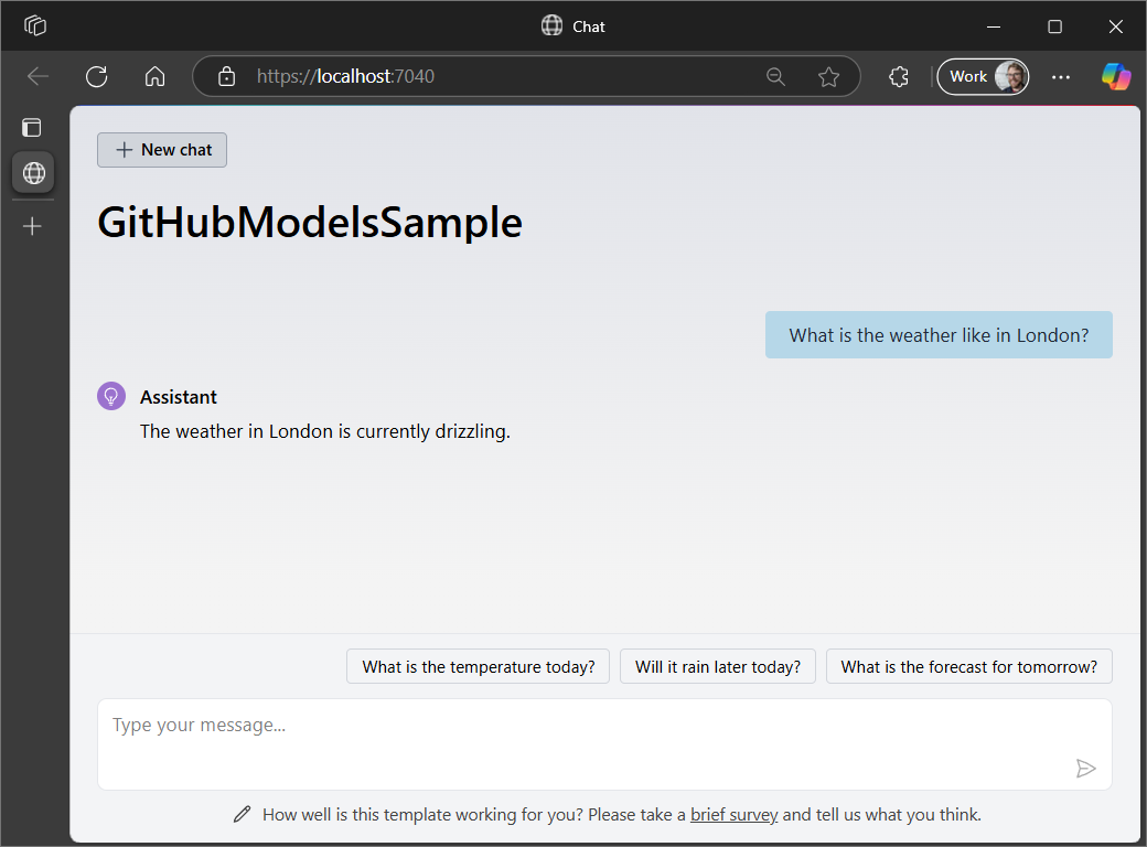 Image weather code example