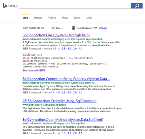 Contextual Code Help - Results in browser Contextual Code Help - Results in browser
