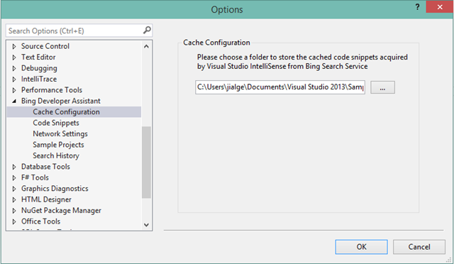 Cache Configuration Tools Options Page Cache Configuration Tools Options Page