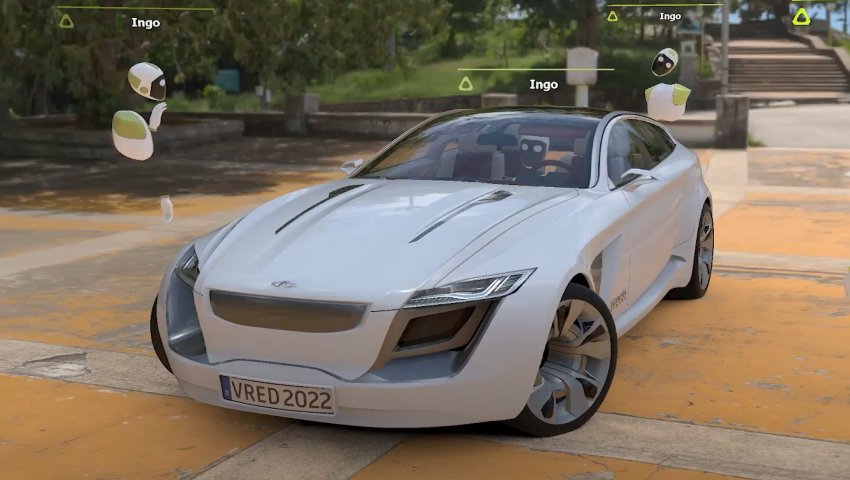 Collaboration between NVIDIA VR Capture and Replay (VCR) and Autodesk VRED