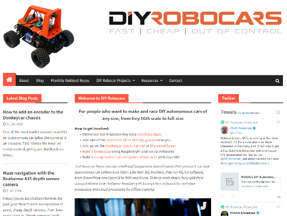 ROBOCARSのサイト