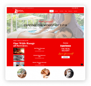 Salon spa multipurpose theme demo