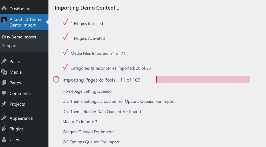 Knowledge Base 5 Divi.Expert's Child Theme Installation Step 5