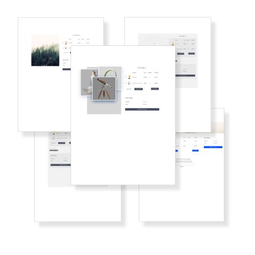 Buy Cart page layouts created by Divi.Expert for any Divi website with an eCommerce store!