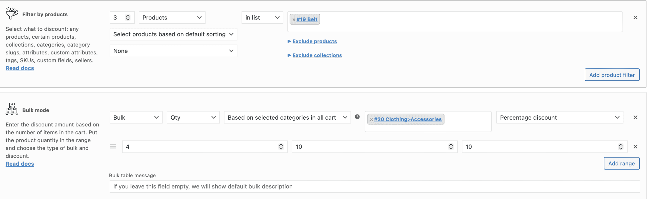 Qty based on selected category in all cart