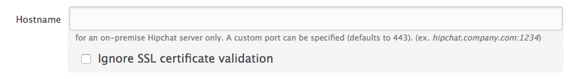 Hipchat hostname