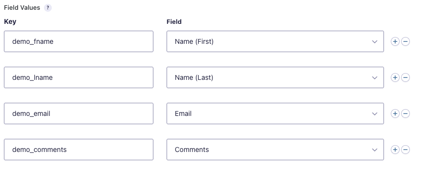 Image showing Key mapping